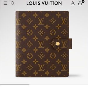 Louis Vuitton Brown and Gold Monogram Cover